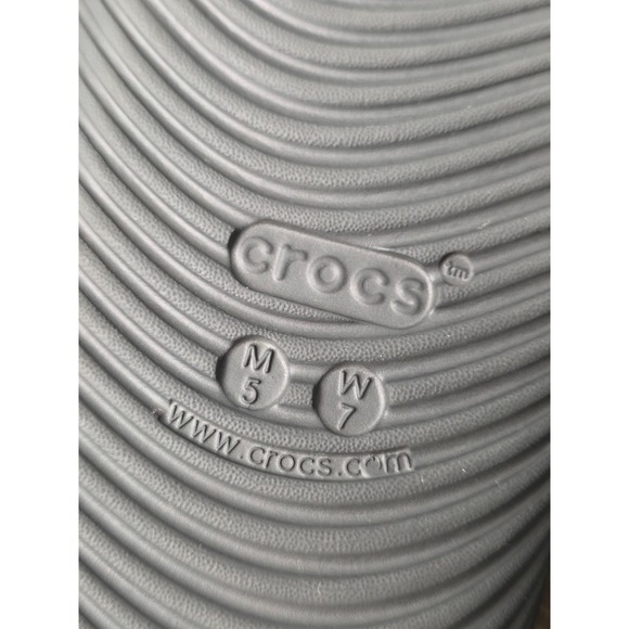 Crocs Slides  Sz. M 5 / W 7 Mellow Recovery Unisex Black 208392 Shoes - Picture 11 of 13